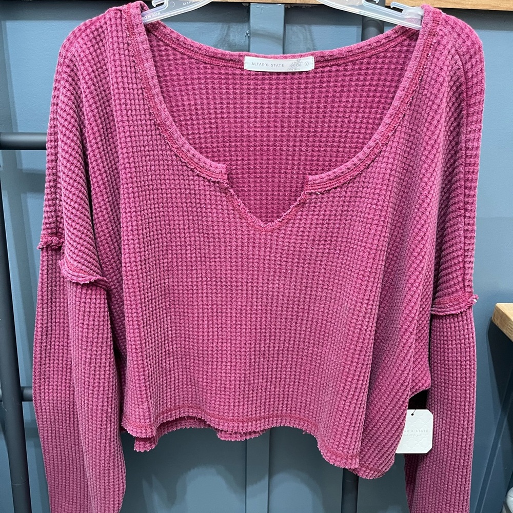 Altr’d state cropped thermal NWT